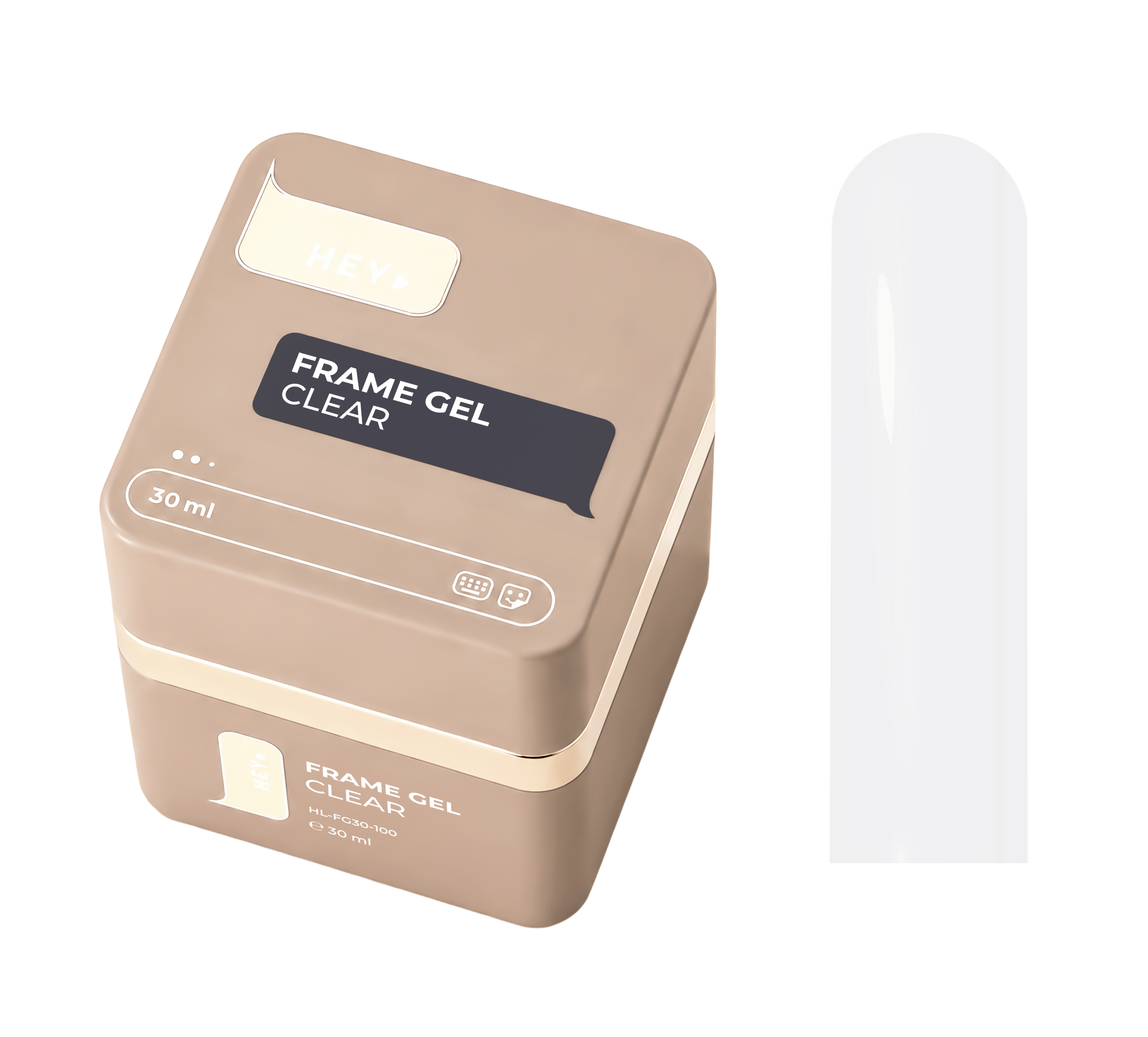 HEYLOVE. Frame Gel, CLEAR, with pump 30 ml